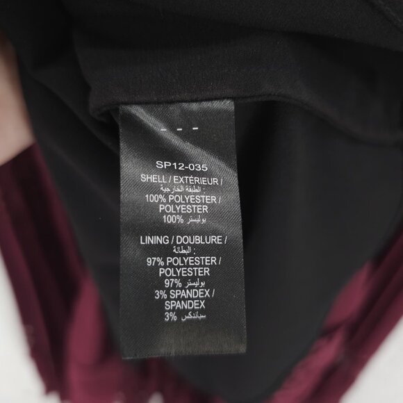 Self-Portrait Burgundy Lace Midi Dress - Picture 8 of 10